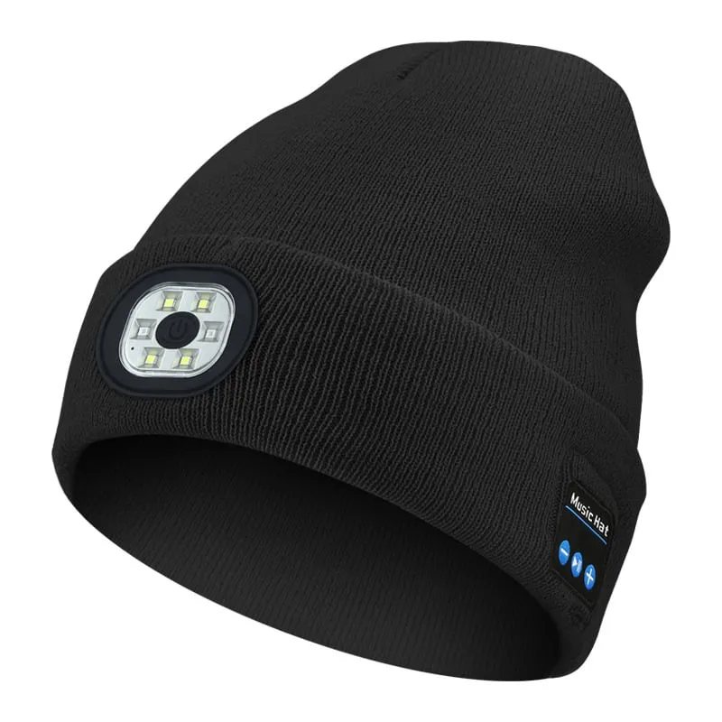 3 in 1 Bluetooth hoofdtelefoon gebreide muts