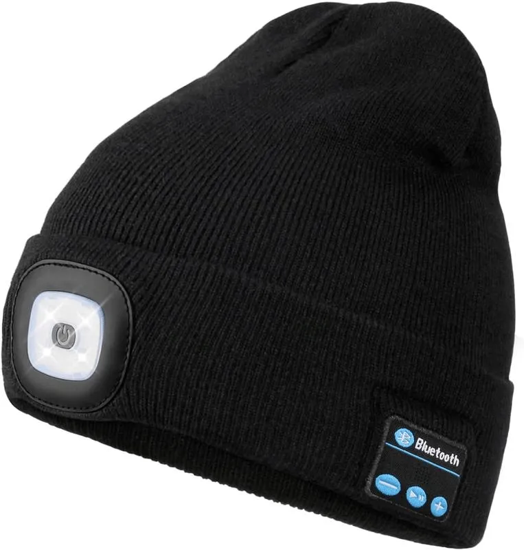 3 in 1 Bluetooth hoofdtelefoon gebreide muts