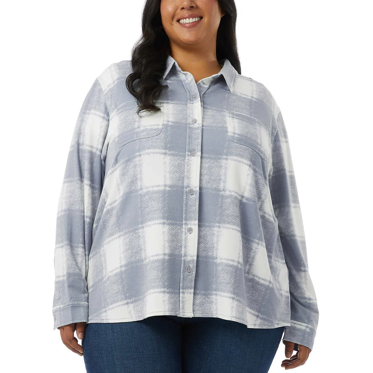 32 Degrees Women's 4-way Stretch Soft Button-Up Shirt