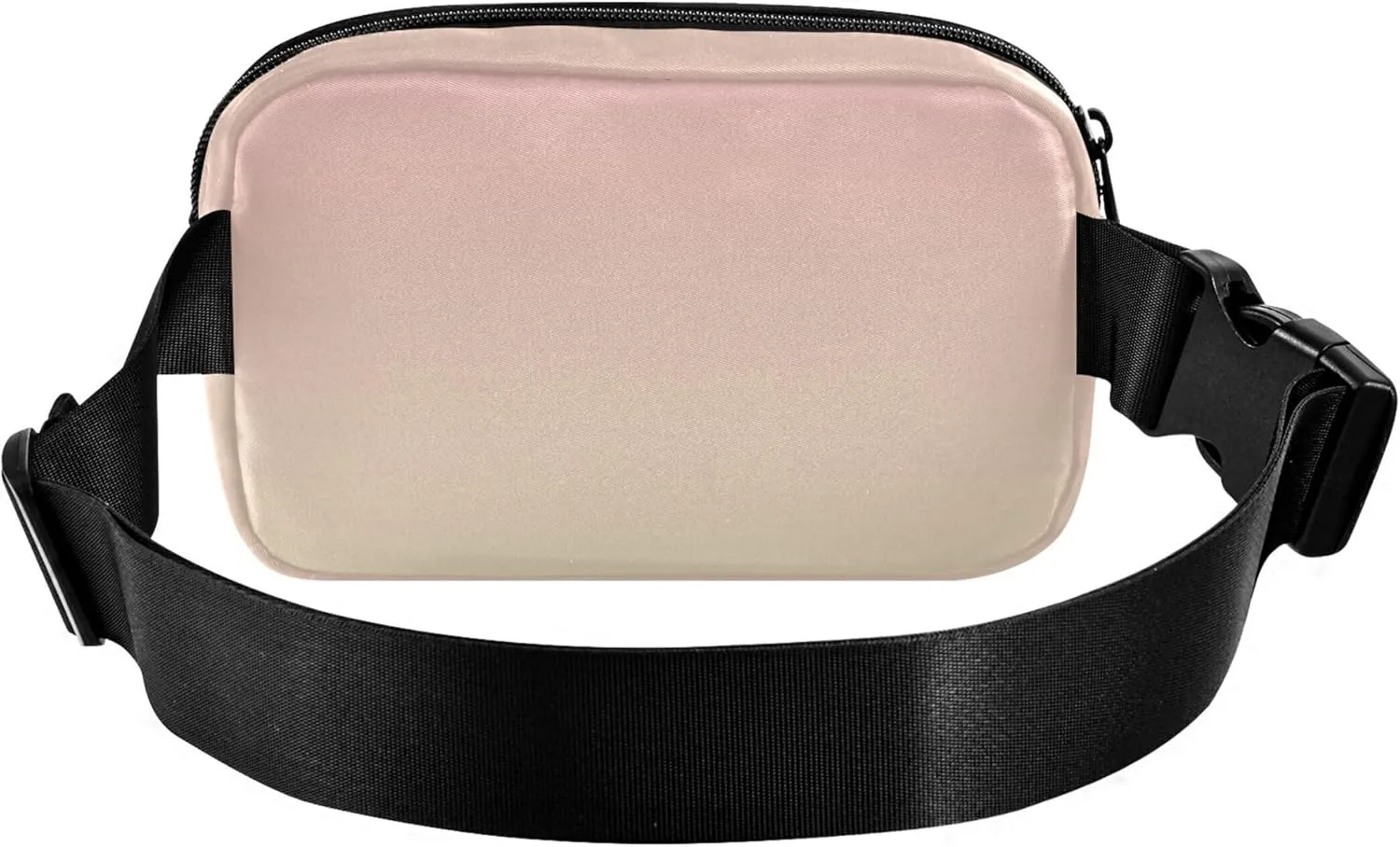 Blush Pink Cream Gradient Fanny Packs for Women Hip Bag Belt Purse Waterproof Colorful Waist Pouches for Men