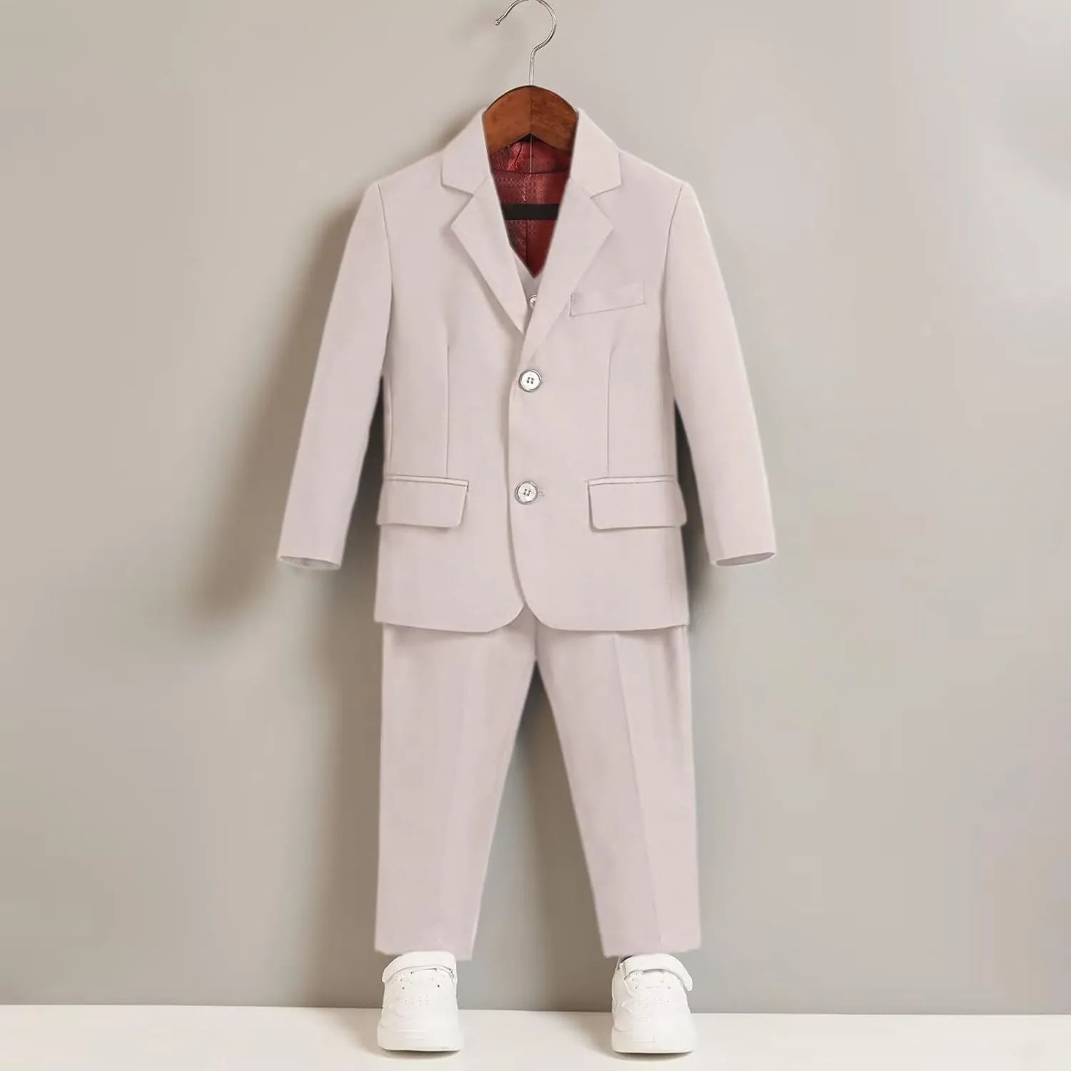 Boys Suit Formal Suits for Boys Slim Fit Tuxedo Suits Set Boy Dress Clothes Toddler Wedding Outfit