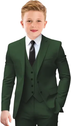 Boys Suit Formal Suits for Boys Slim Fit Tuxedo Suits Set Boy Dress Clothes Toddler Wedding Outfit