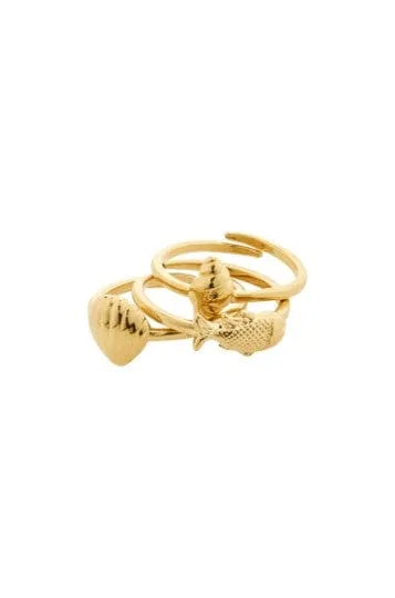 Breeze 3-in-1 Ring - Goud
