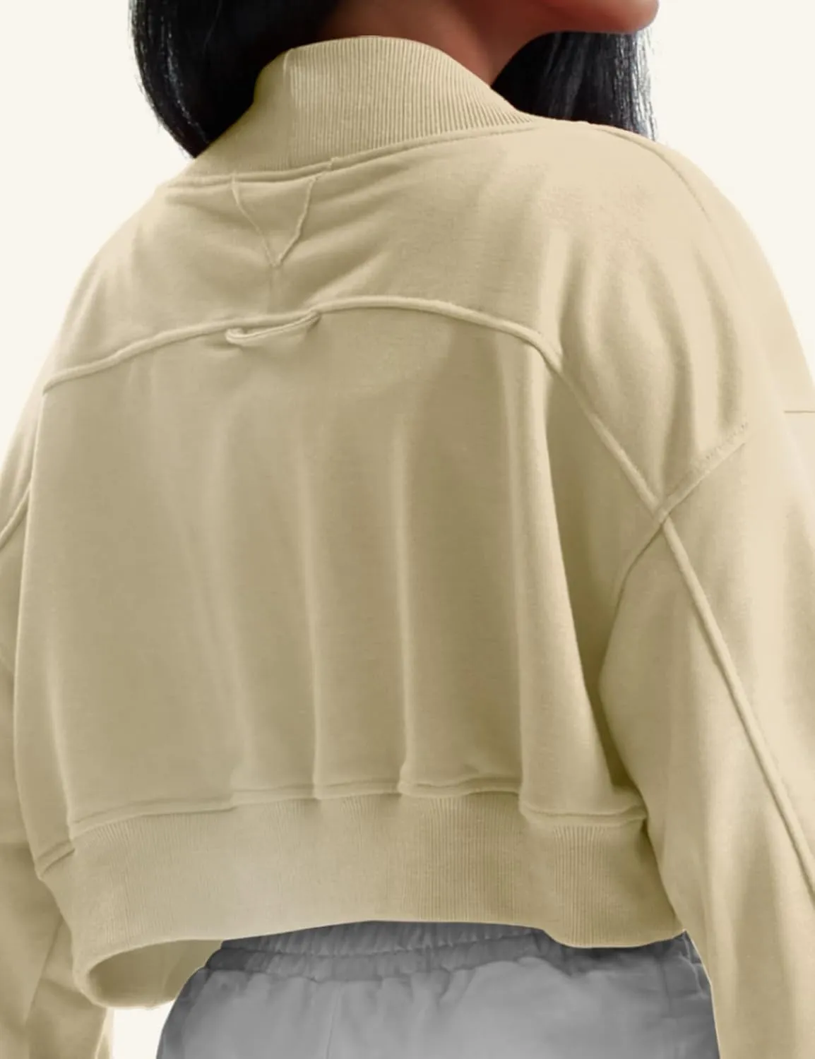 CHERFLY Womens Cropped Bolero Shrug Cardigan 2025 Batwing Y2k Sports Jacket Fall Outfits