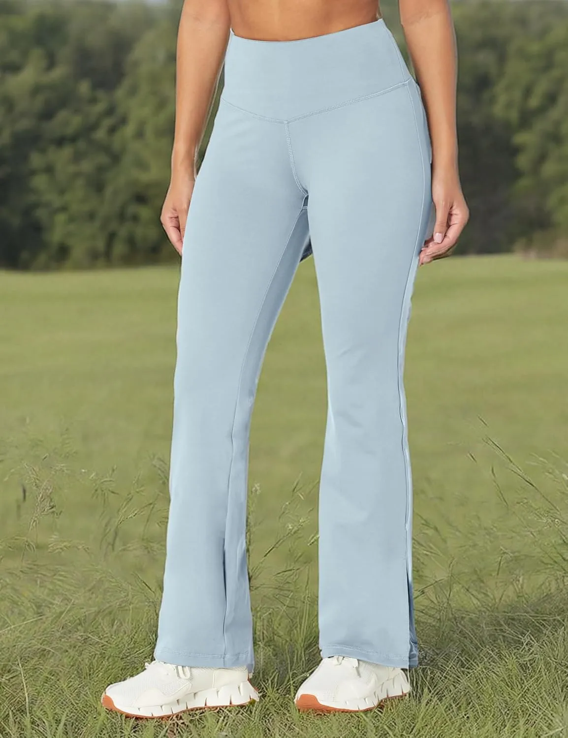 Danskin Women's Slit Flare Yoga Pants