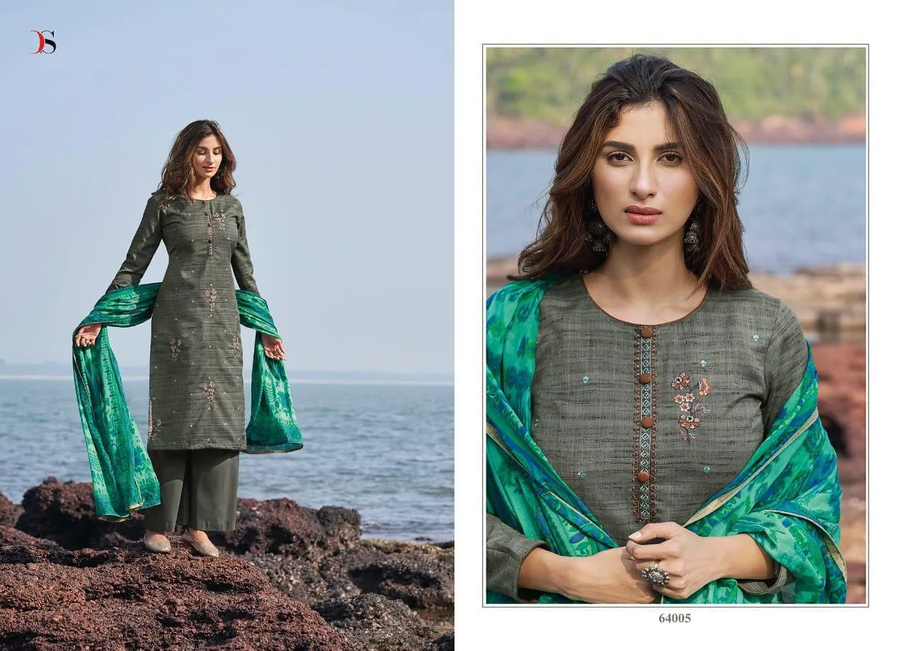 DEEPSY SUITS NURAH JAM COTTON DIGITAL PRINT CASUAL WEAR DRESS MATERIAL