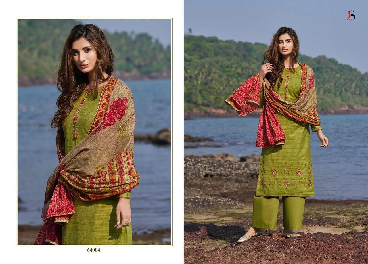 DEEPSY SUITS NURAH JAM COTTON DIGITAL PRINT CASUAL WEAR DRESS MATERIAL