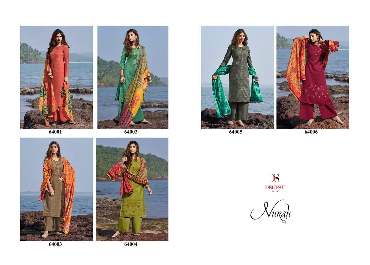 DEEPSY SUITS NURAH JAM COTTON DIGITAL PRINT CASUAL WEAR DRESS MATERIAL