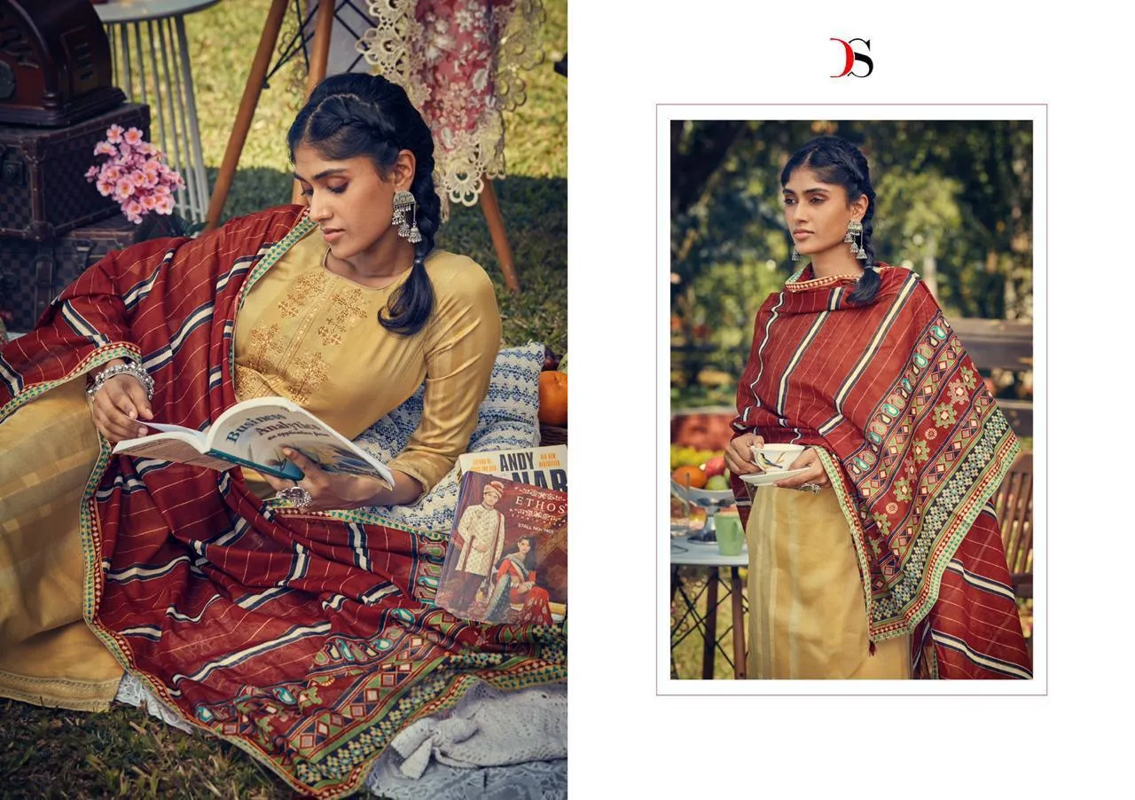 Deepsy Suits Panghat Vol 9 Jam Silk Cotton Embroidery Pakistani Suit