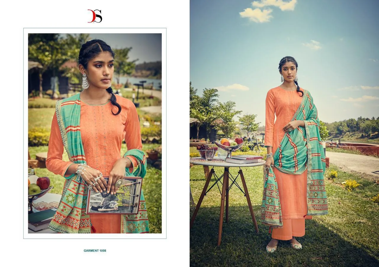 Deepsy Suits Panghat Vol 9 Jam Silk Cotton Embroidery Pakistani Suit