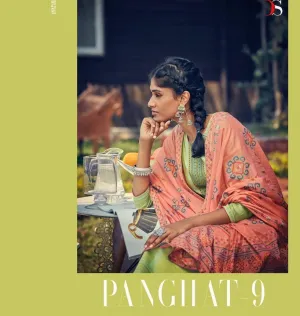 Deepsy Suits Panghat Vol 9 Jam Silk Cotton Embroidery Pakistani Suit