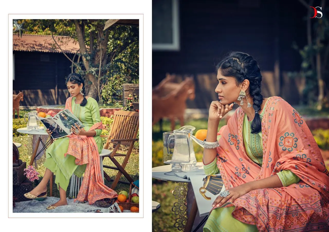 Deepsy Suits Panghat Vol 9 Jam Silk Cotton Embroidery Pakistani Suit