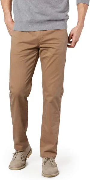 Dockers Men's Straight Fit Jean Cut All Seasons Tech Pants (Standard and Big & Tall), Leather, 29W x 30L