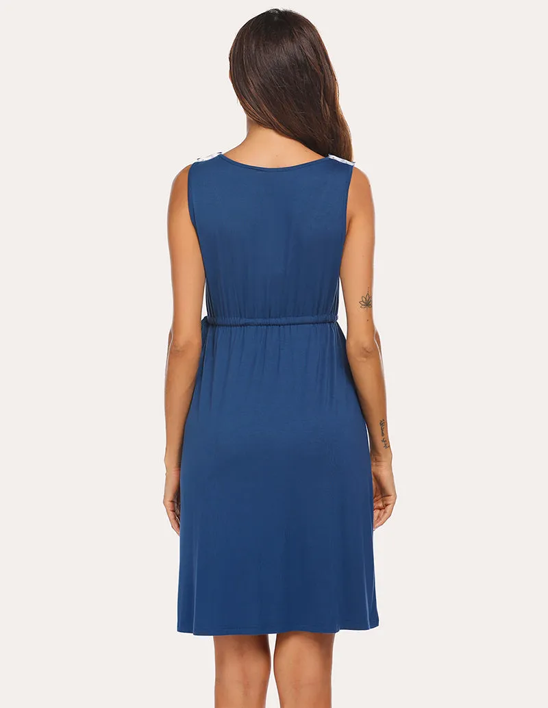 Ekouaer 3 in 1 Maternity Nightdress (US Only)