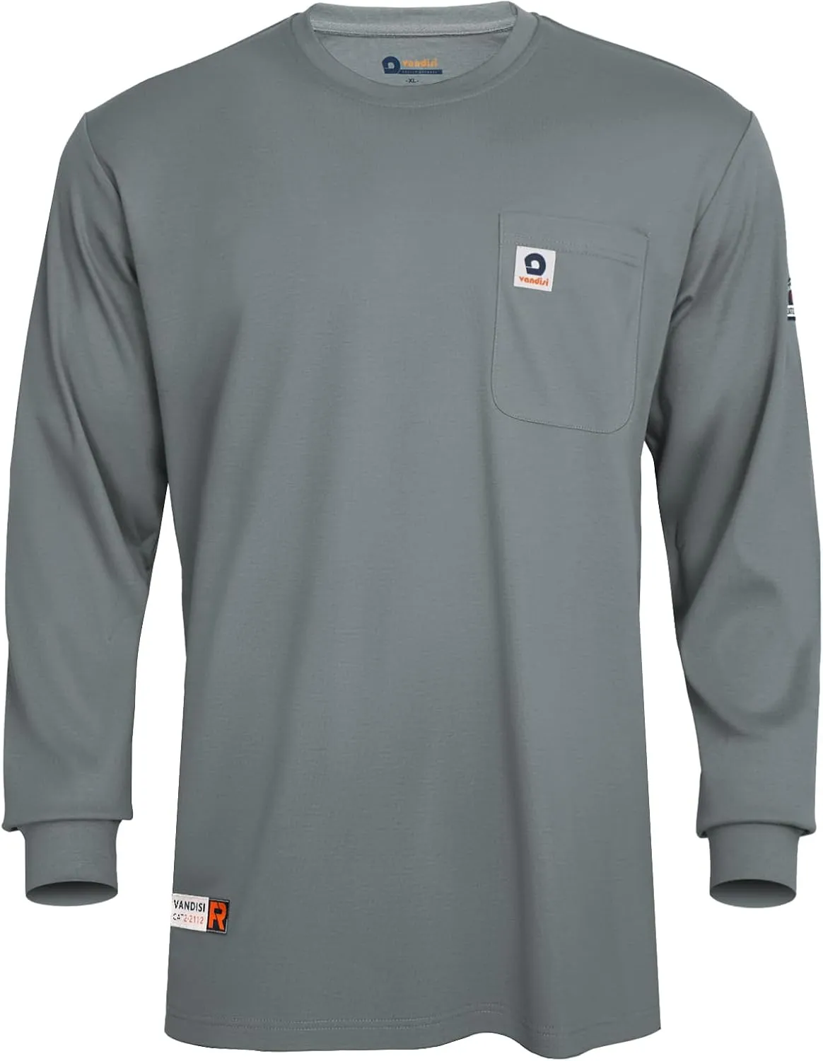 FR Shirts for Men 6.5oz Lightweight Fire Resistant Shirts for Men Long Sleeve NFPA2112/CAT2