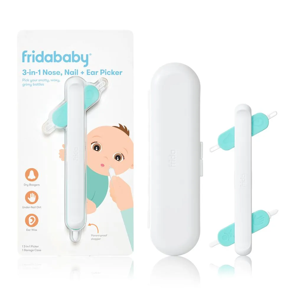 Frida 3- in 1 Nose,Nail,  Ear Picker
