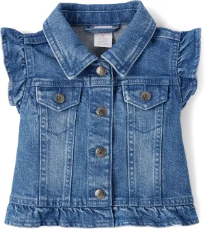 Gymboree Girls' and Toddler Denim Vest