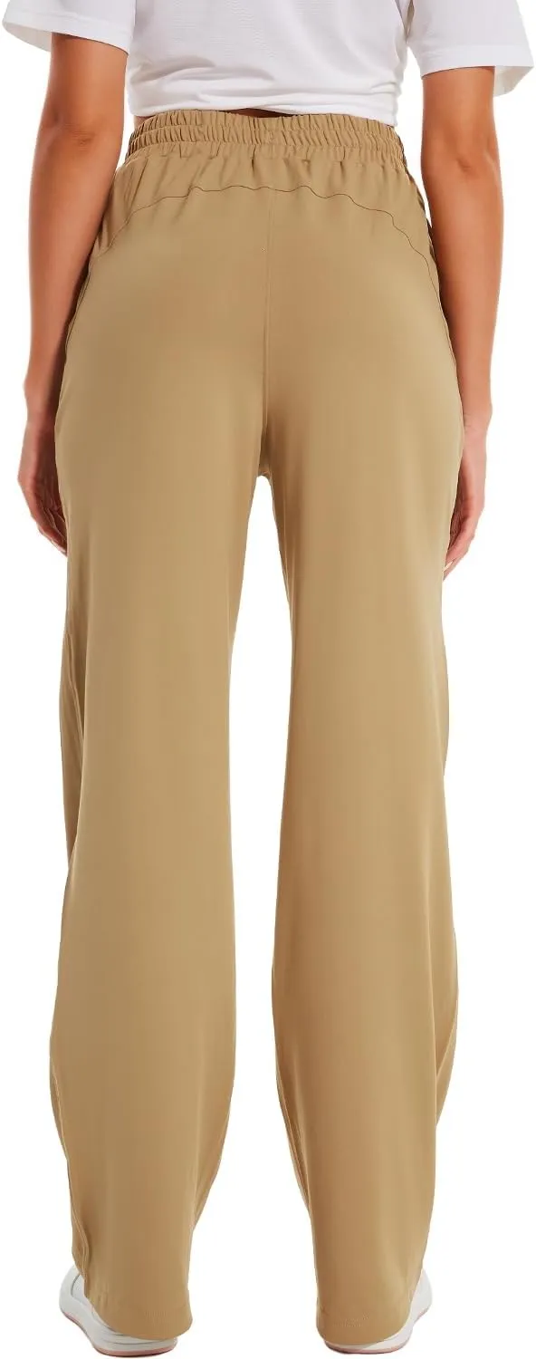 HOdo 32"/34"/36" Inseam Womens Tall Yoga Sweatpants Quick Dry Long Joggers Lounge Yoga Pants with Pockets