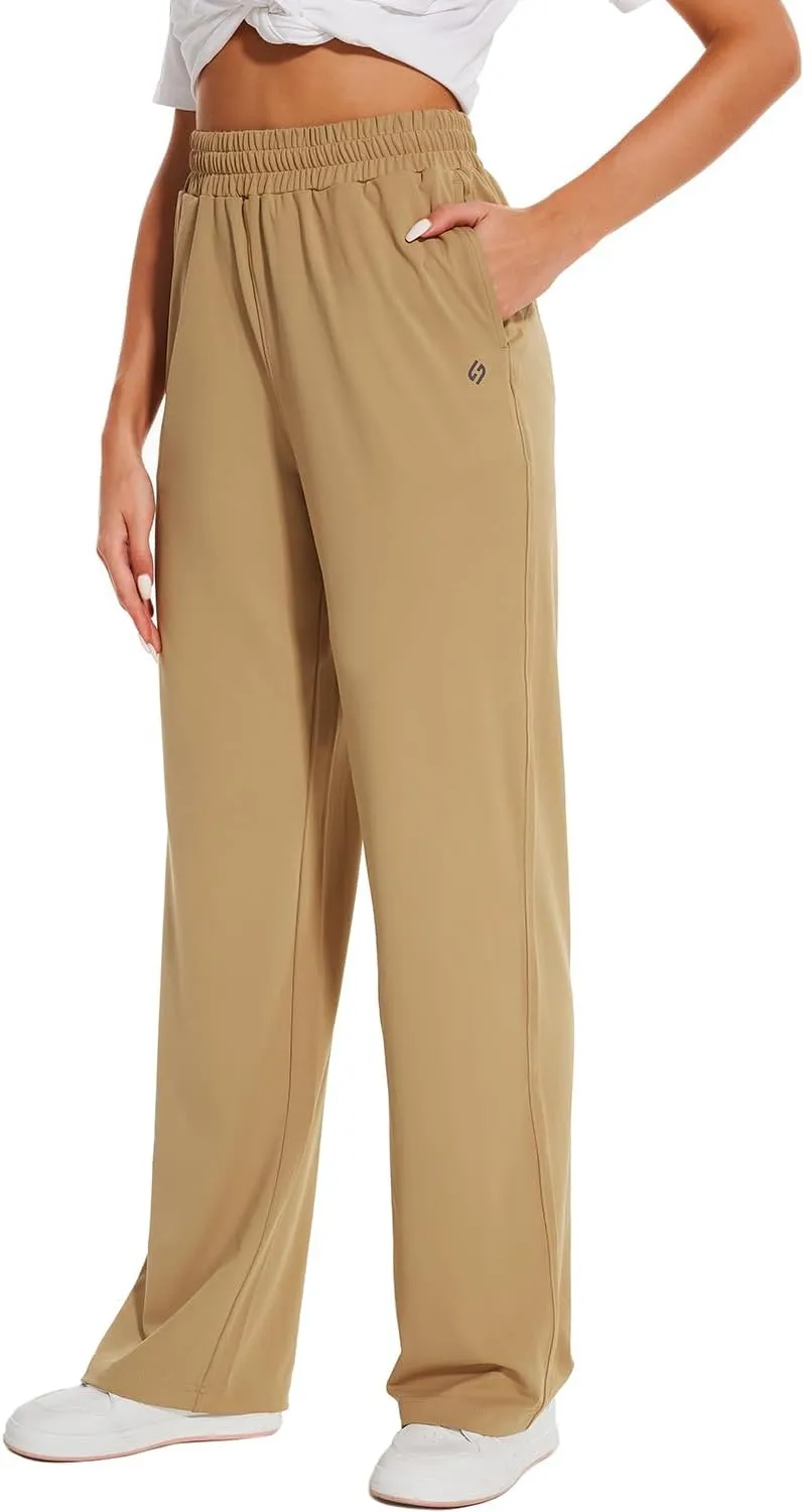 HOdo 32"/34"/36" Inseam Womens Tall Yoga Sweatpants Quick Dry Long Joggers Lounge Yoga Pants with Pockets