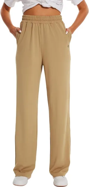 HOdo 32"/34"/36" Inseam Womens Tall Yoga Sweatpants Quick Dry Long Joggers Lounge Yoga Pants with Pockets
