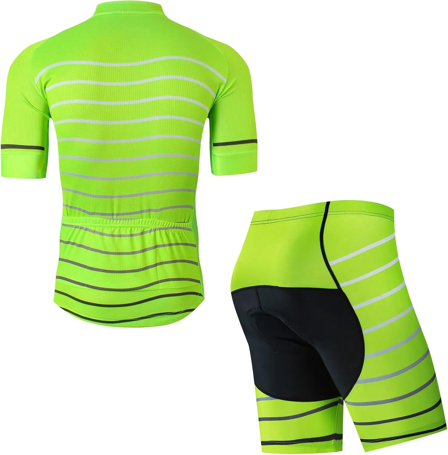 JPOJPO Men Cycling Jersey Bike Short Sleeve Summer Bicycle Full Zipper Clothing Shirt Tops Quick-Dry S-3XL