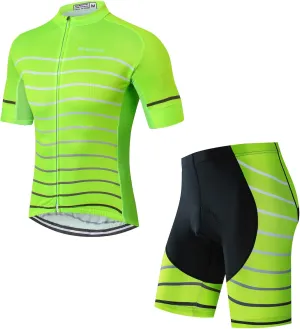 JPOJPO Men Cycling Jersey Bike Short Sleeve Summer Bicycle Full Zipper Clothing Shirt Tops Quick-Dry S-3XL