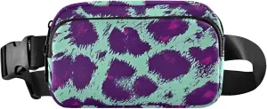 Leopard Cheetah Skin Animal Fanny Pack for Women Everywhere Belt Bag Waterproof Bright Waist Pouch for Women