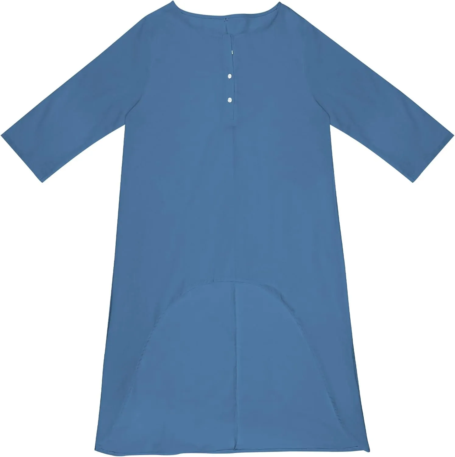 Linen Outfits for Women Two Piece Linen Sets Linen Pant Suits Casual 3/4 Sleeve Maxi Dress Wide Leg Linen Pants Sets