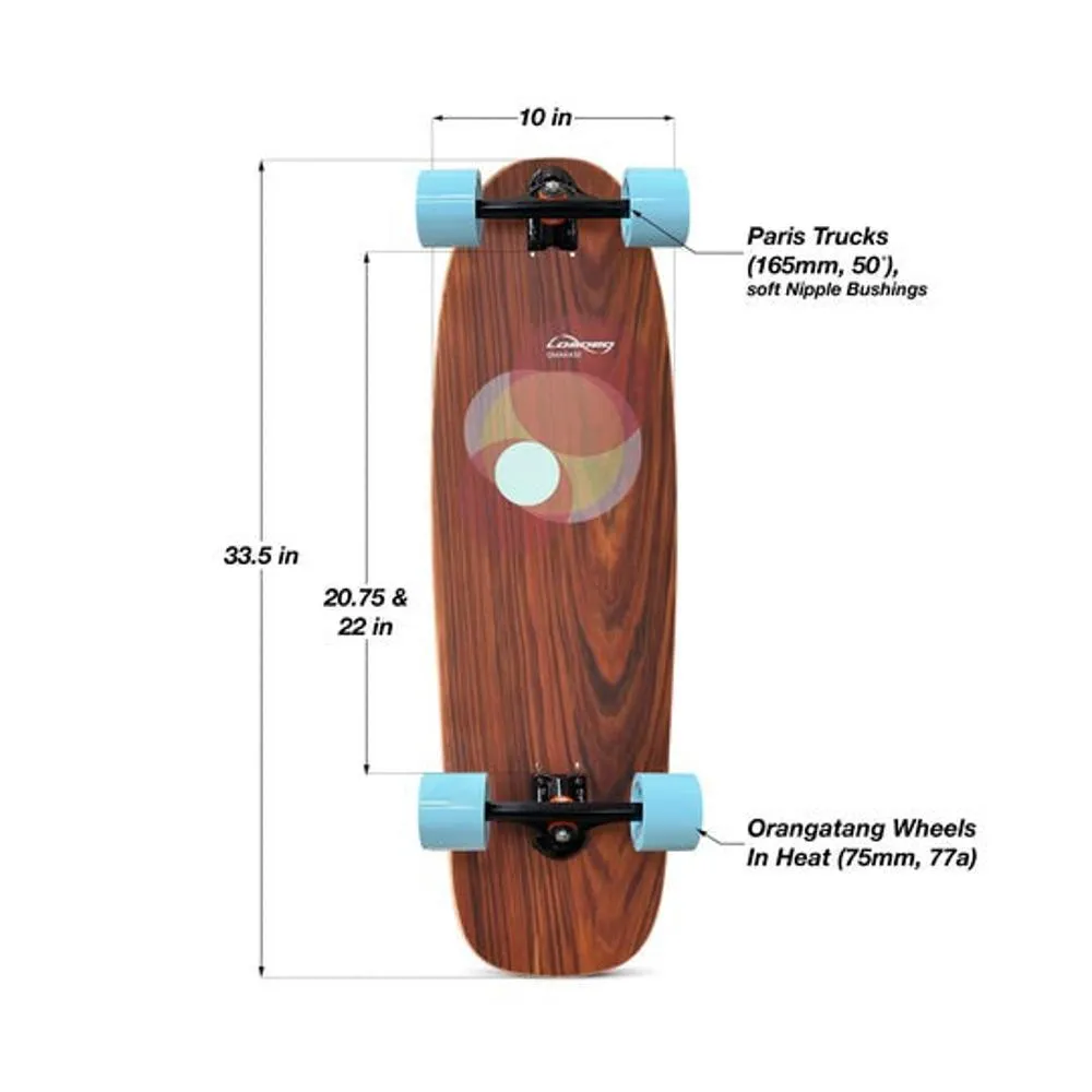 Loaded Boards Omakase Roe 33" Cruiser  Longboard