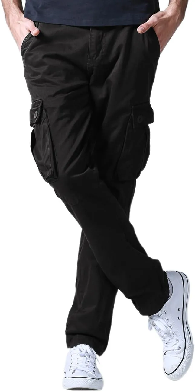 Match Men's Casual Wild Cargo Pants Outdoors Work Wear #6531
