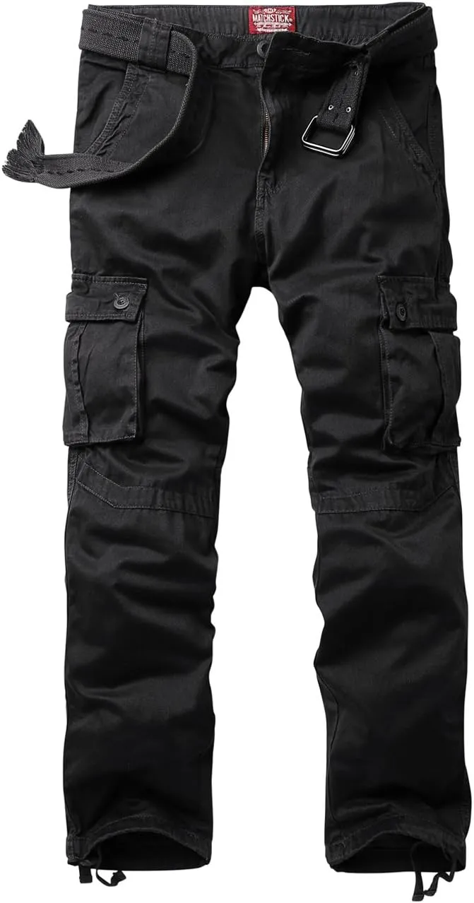 Match Men's Casual Wild Cargo Pants Outdoors Work Wear #6531