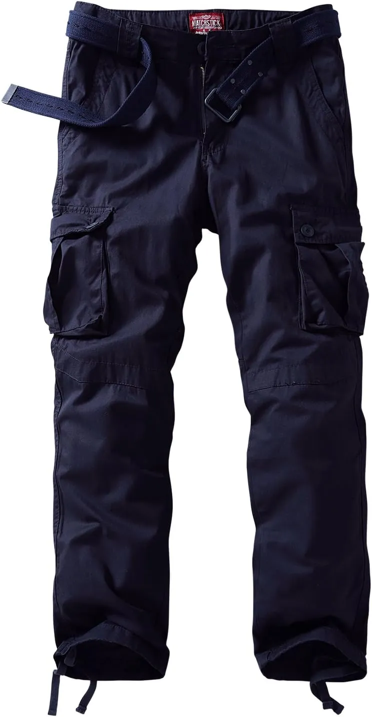 Match Men's Casual Wild Cargo Pants Outdoors Work Wear #6531