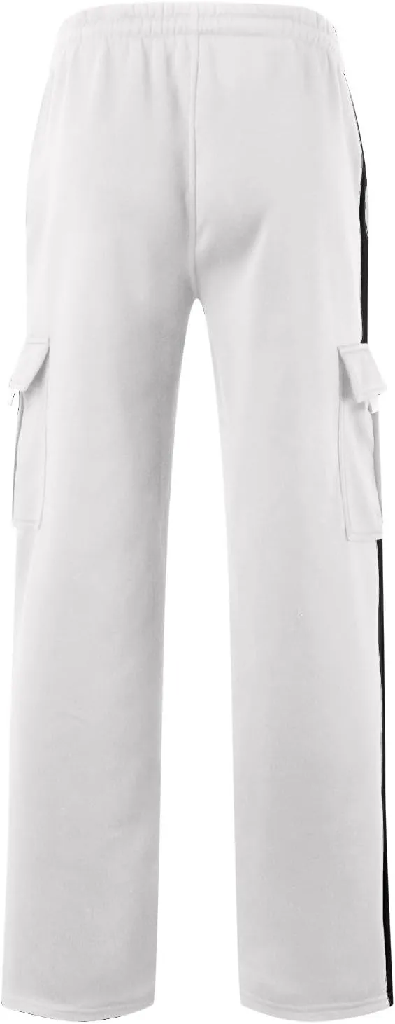 Mens Chinos Pants Slim Fit Male Color Block Sweatpants Tether Large Size Pant Loose Autumn And Winter Pants For