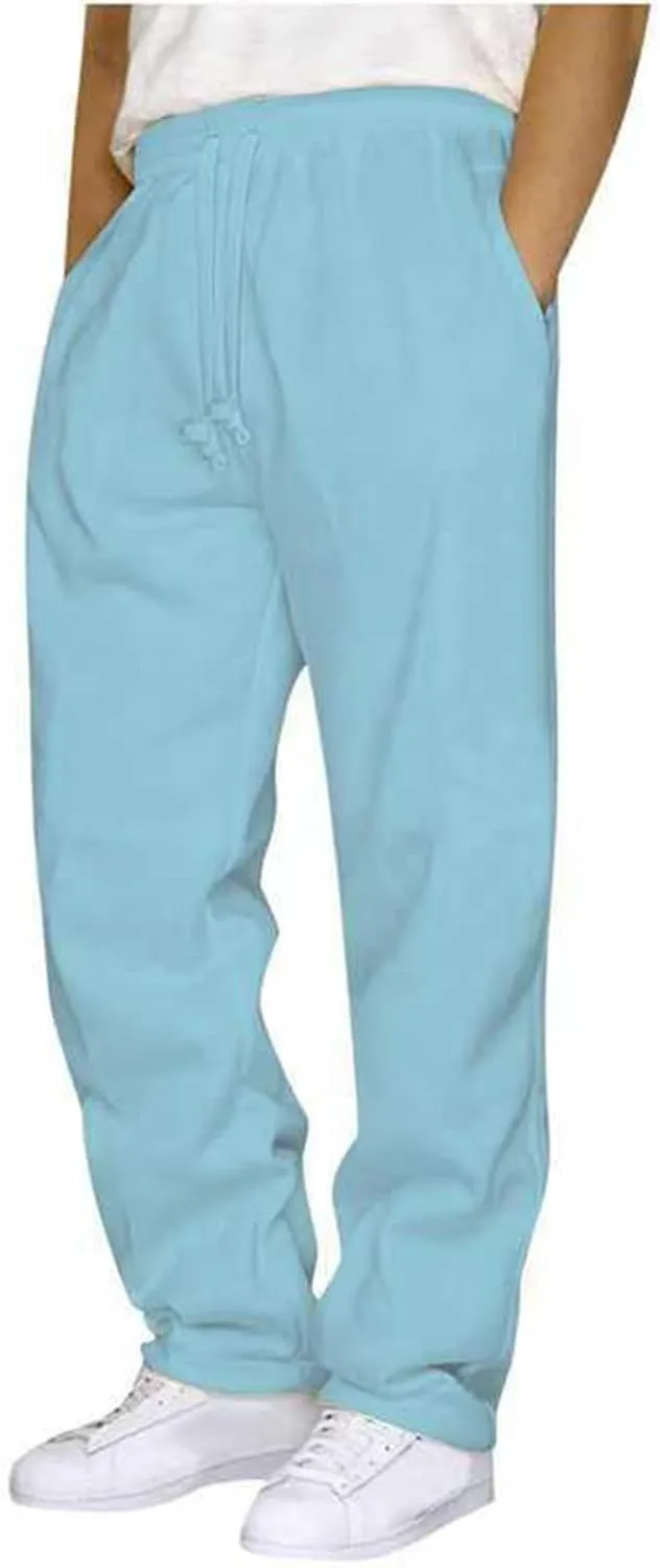 Mens Hippie Harem Pants Casual Elastic Drawstring Tapered Pants 2025 Solid Color Baggy Yoga Drop Crotch Trouser