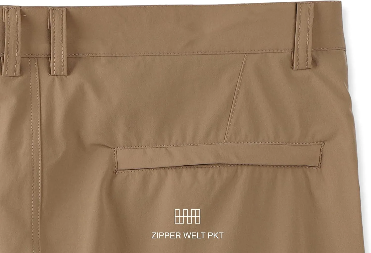 Men's Performance Quick Dry Slim Fit 9 Inch Active Hybrid Dress Chino Golf Hiking Shorts
