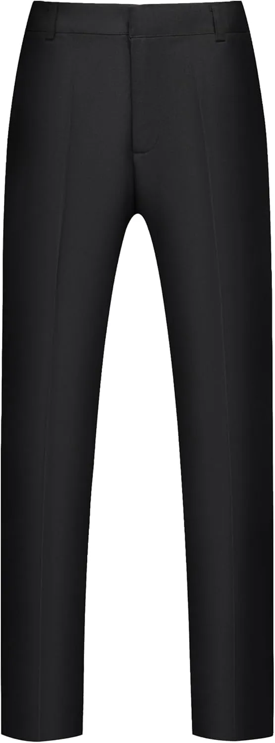 Mens Suits Slim Fit 2 Piece Formal Tuxedo Suits Blazer Pants with Bow Tie for Wedding Prom