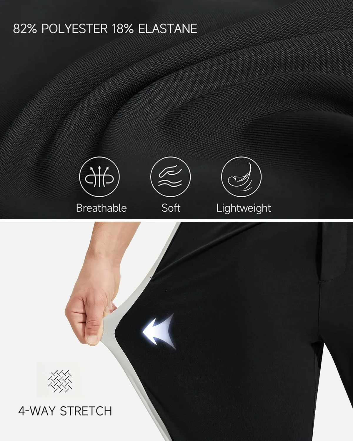 Men's Sweatpants Lightweight Joggers for Men Athletic Causal Pants for Workout, Jogging, RunningGolf