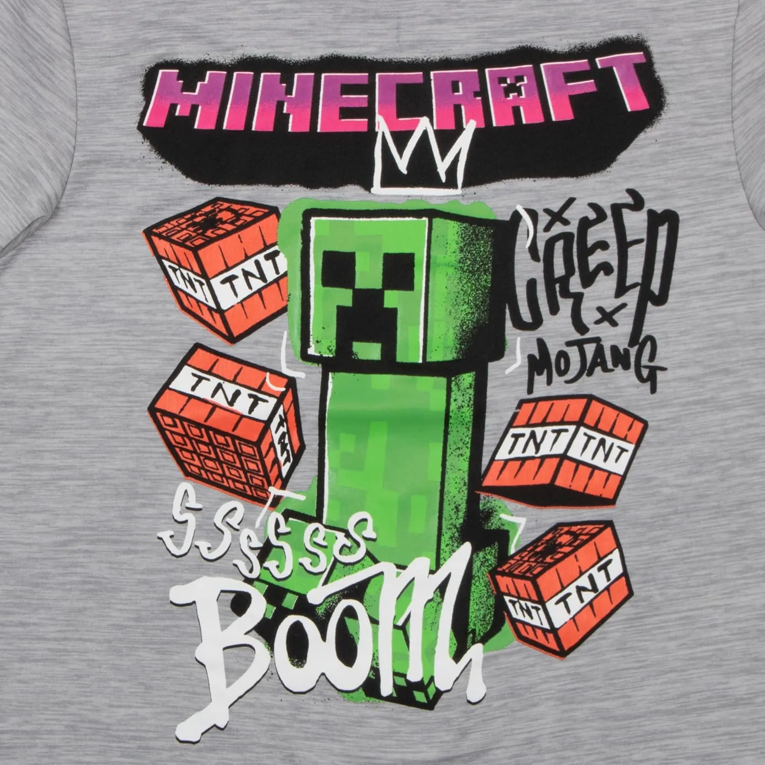 Minecraft Boys 3-Piece Creeper Pants Set - Short Sleeve T-Shirt, Shorts, & Jogger Pants 3-Pack Bundle Set for Boys