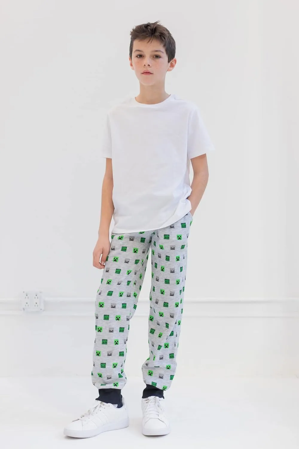 Minecraft Fleece 2 Pack Jogger Pants Little Kid to Big