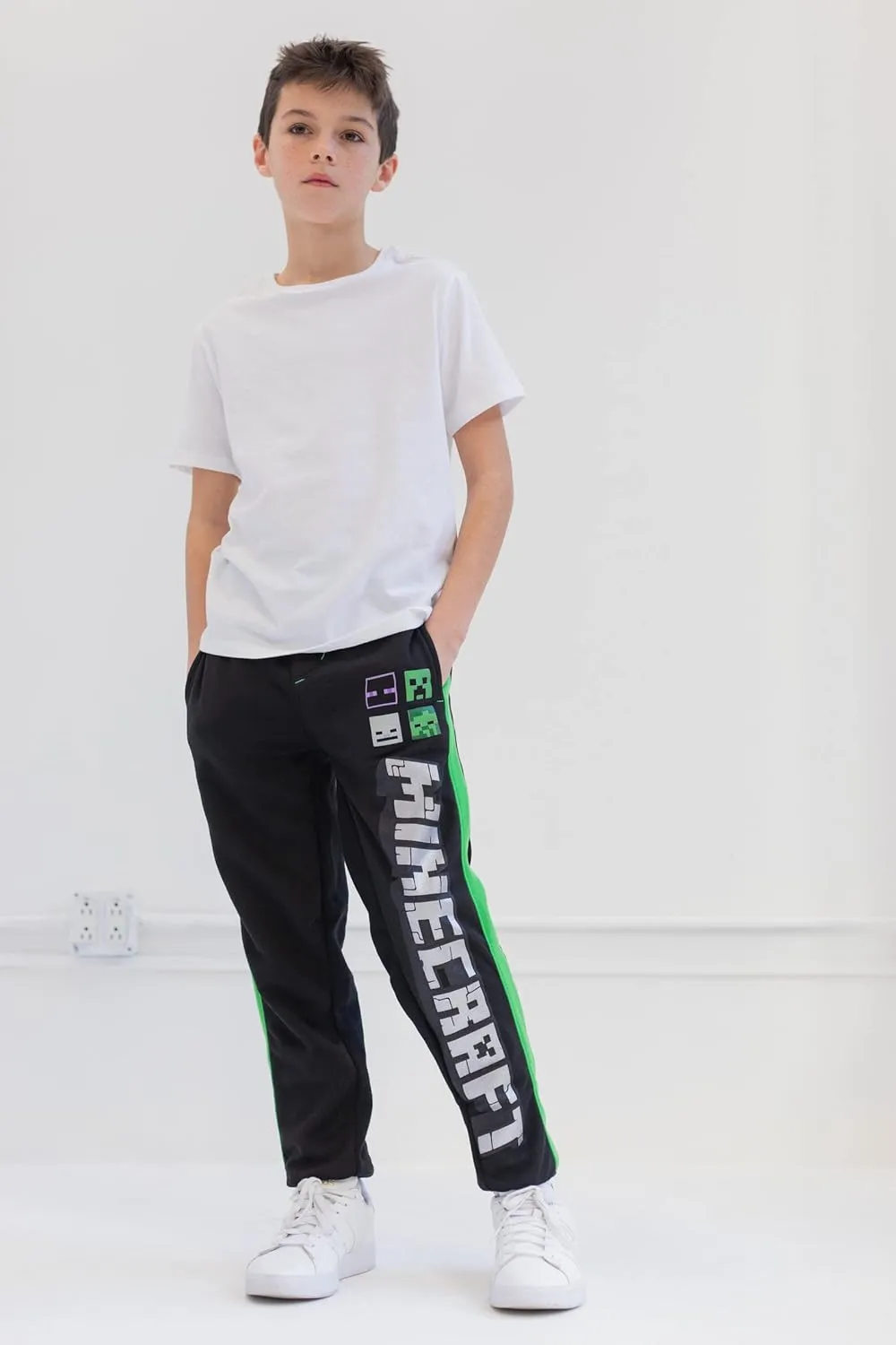 Minecraft Fleece 2 Pack Jogger Pants Little Kid to Big