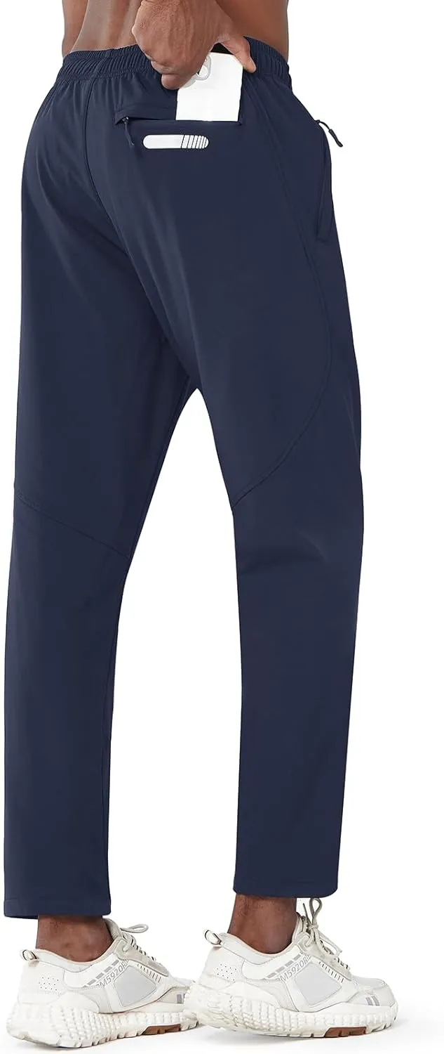 NORTHYARD Men's Fleece Lined Pants Athletic Workout Running Joggers Winter Warm Wind Sweatpants for Active Gym Track Jogging