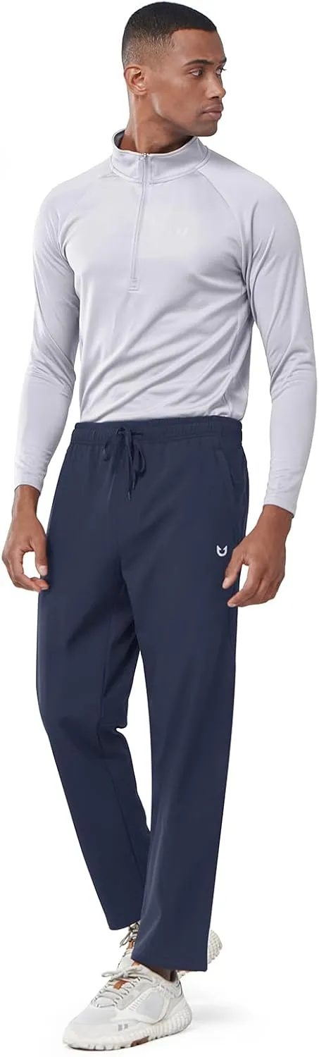 NORTHYARD Men's Fleece Lined Pants Athletic Workout Running Joggers Winter Warm Wind Sweatpants for Active Gym Track Jogging