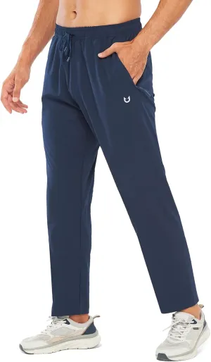 NORTHYARD Men's Fleece Lined Pants Athletic Workout Running Joggers Winter Warm Wind Sweatpants for Active Gym Track Jogging