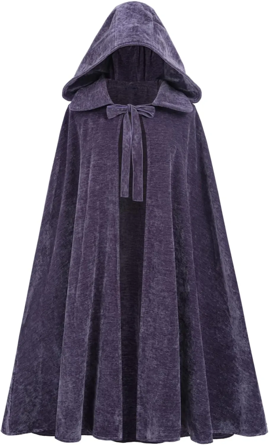 Nuoqi Medieval Hooded Cloak Renaissance Cape with Hood Halloween Costume Cosplay