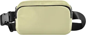 Pale Goldenrod Fanny Packs Women Waterproof Hip Pack Belt Bag Funny Crossbody Waist Bag