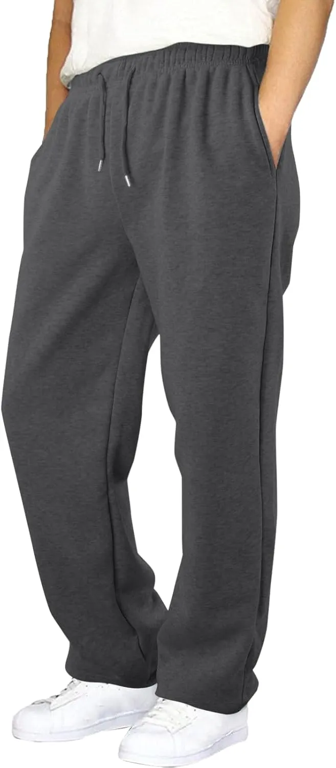 PGOJUNI Cargo Pants for Men, Mens Casual Joggers Cargo Pants Drawstring Sweatpants Casual Solid Long Trousers with Pockets