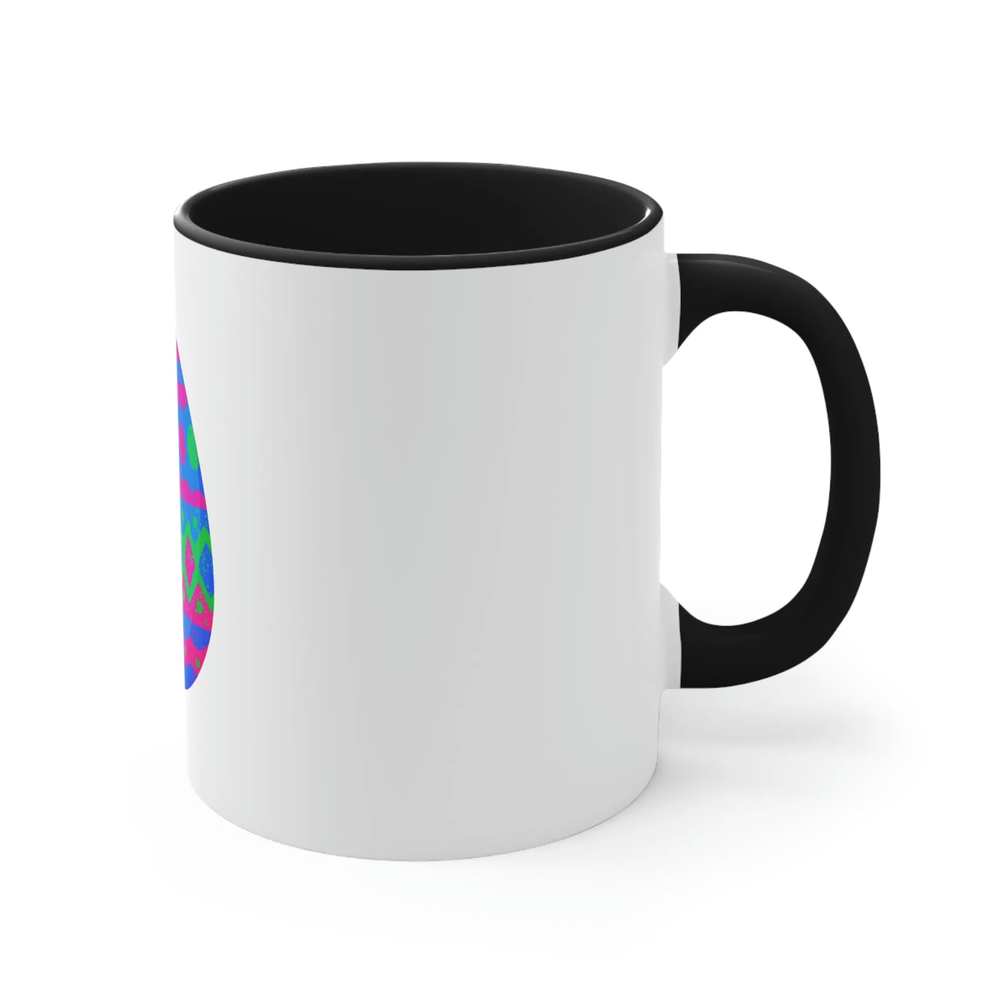 Polysexual Flag Accent Coffee Mug Easter Festival - Easter Egg