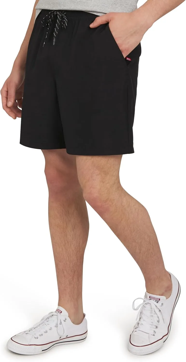 Quiksilver Men's Regular Fit Stretch Waist Water Friendly Active Hybrid Shorts (S-XXL)