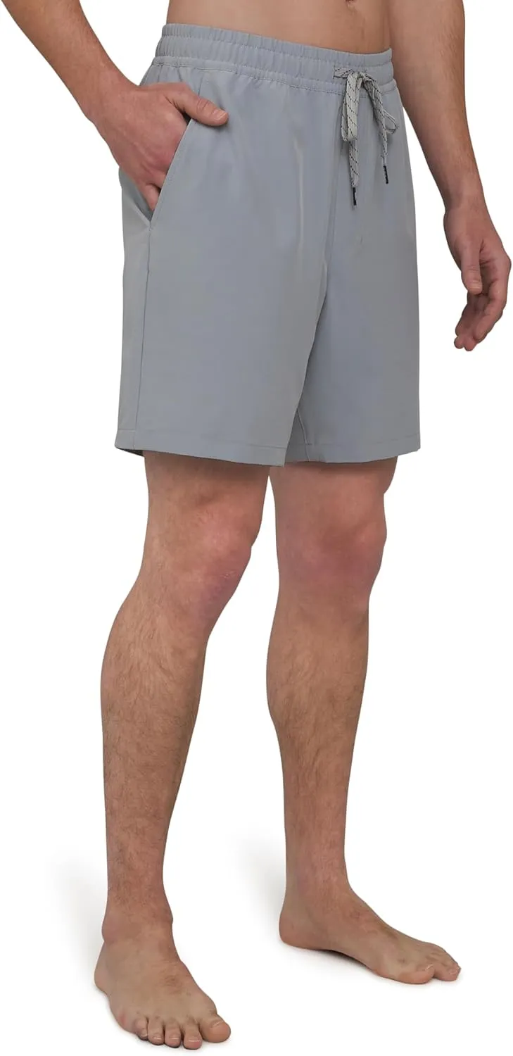 Quiksilver Men's Regular Fit Stretch Waist Water Friendly Active Hybrid Shorts (S-XXL)