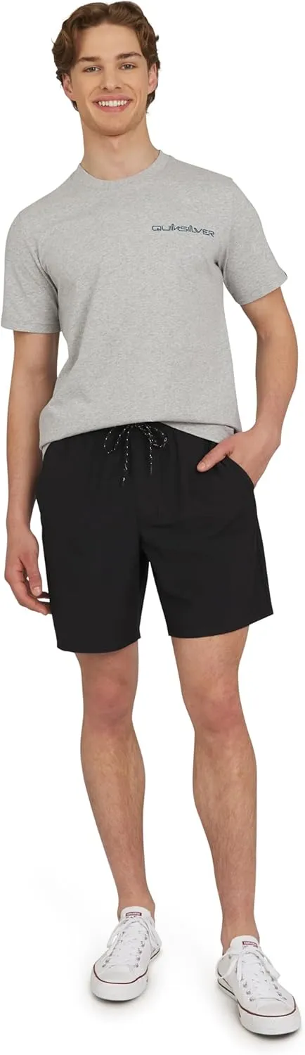 Quiksilver Men's Regular Fit Stretch Waist Water Friendly Active Hybrid Shorts (S-XXL)